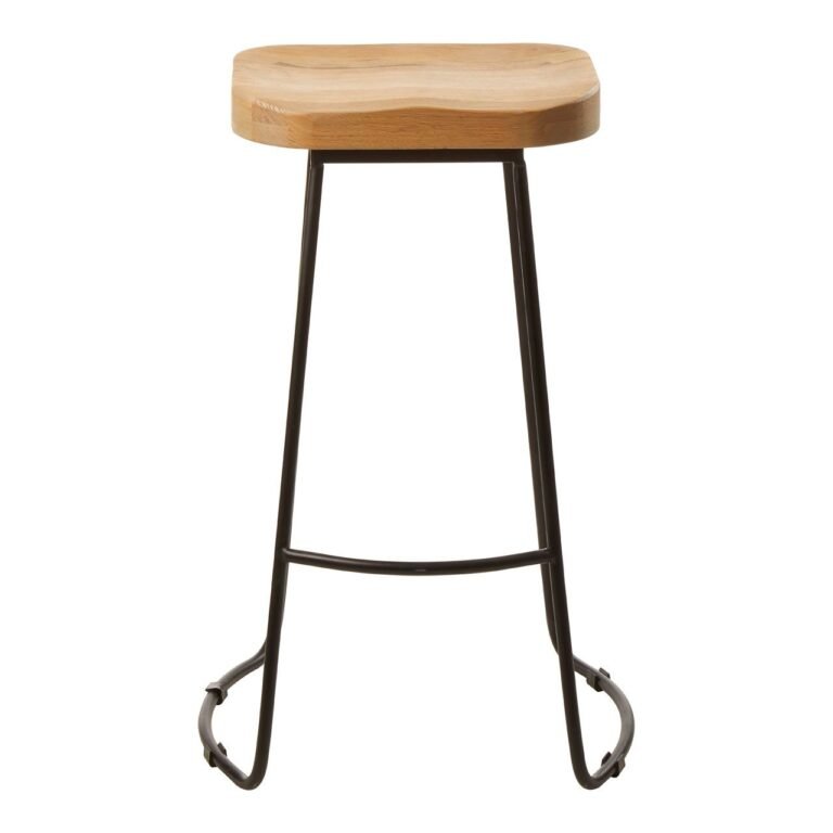 Hather Grey Oak Bar Stool