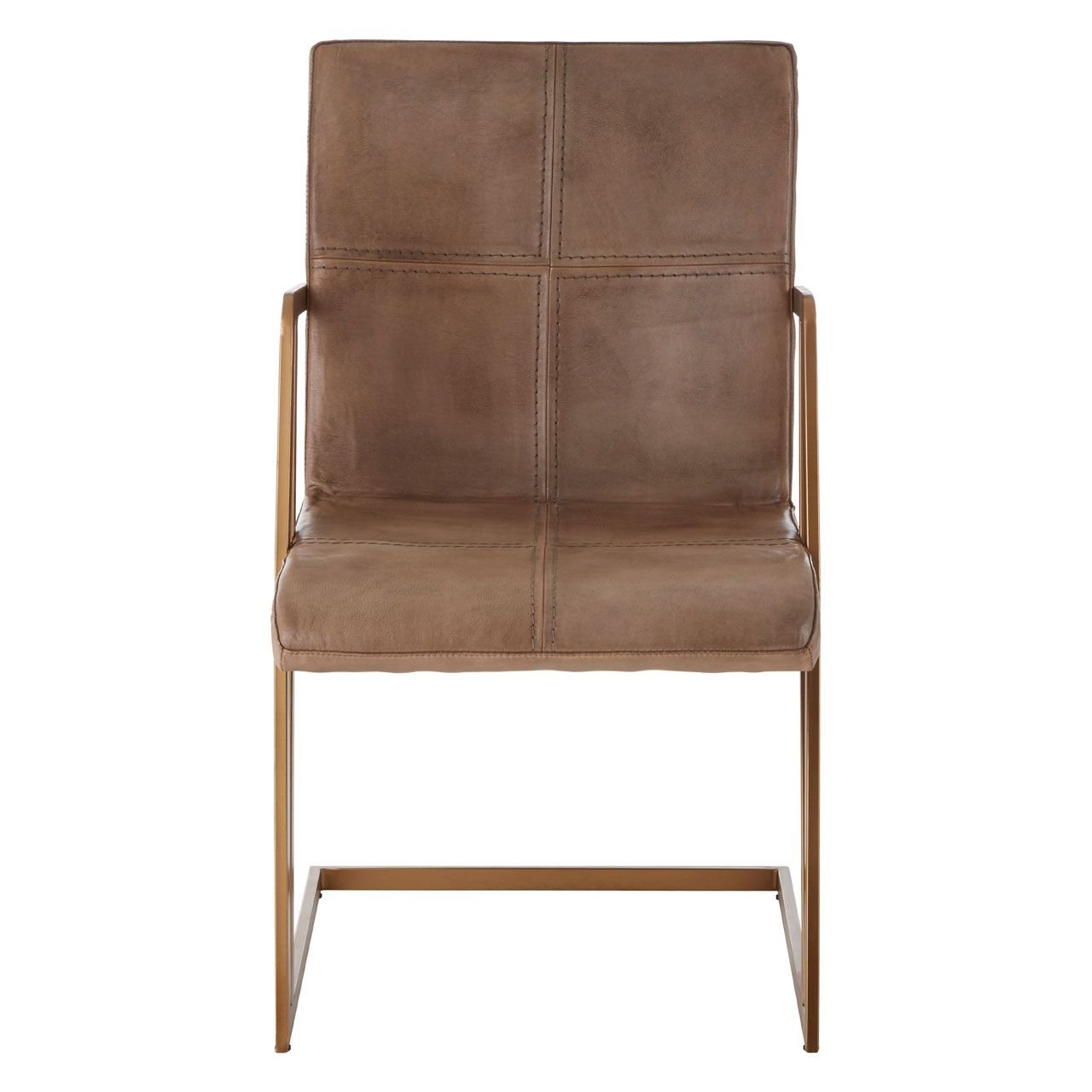 Olk Buffalo Grey Leather / Iron Chair Olk Buffalo Grey Leather / Iron Chair