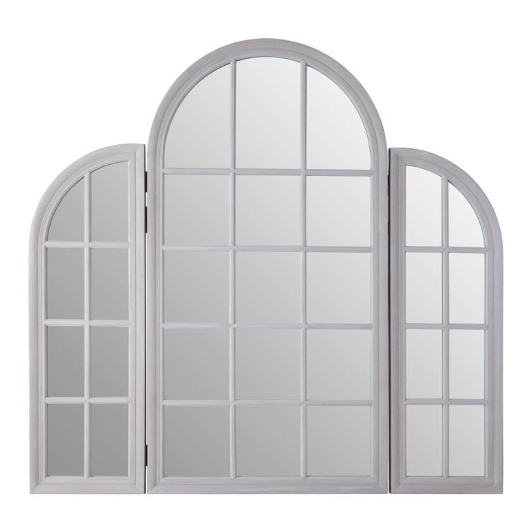 Talat Wood Grey Finish Mirror