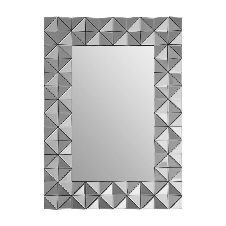 Frostfield 3D Geometric Wall Mirror