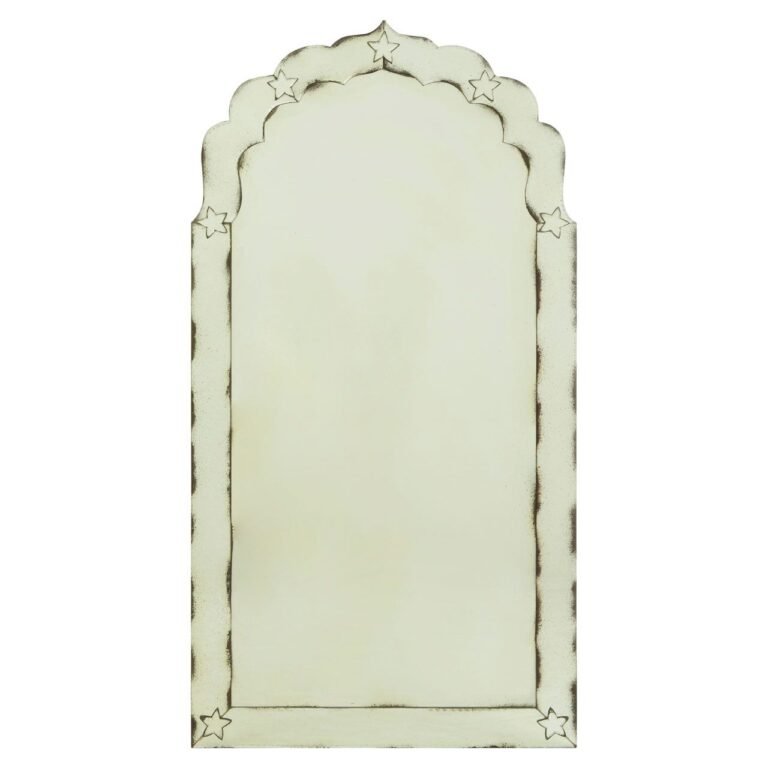 Levoli Arched / Star Detail Wall Mirror