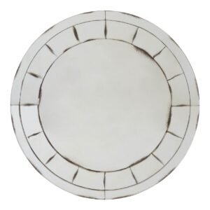 Levoli Round / Mosaic Effect Wall Mirror