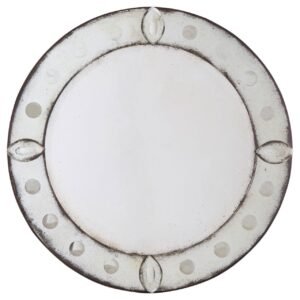 Levoli Round Bubble Effect Wall Mirror