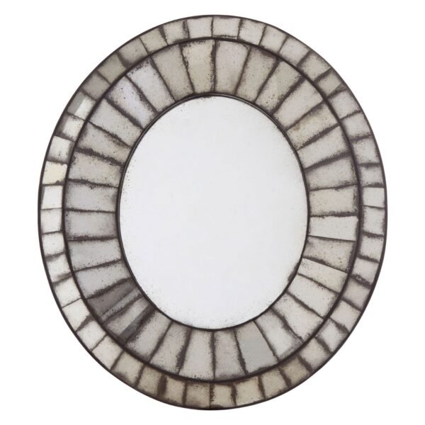 Levoli Oval 3D Mosaic Wall Mirror