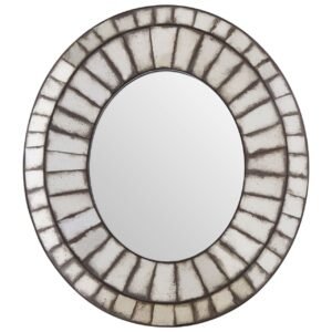 Levoli Oval 3D Mosaic Effect Wall Mirror