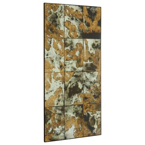 Levoli Gold Finish Mosaic Wall Mirror - Image 2