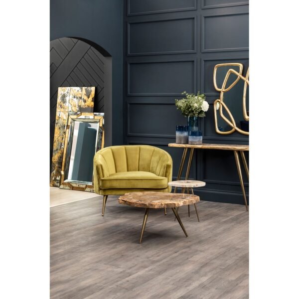 Levoli Gold Finish Mosaic Wall Mirror - Image 4