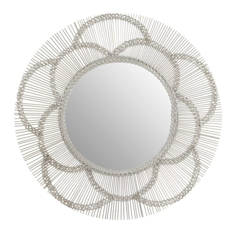Foxley Floral Effect Wall Mirror