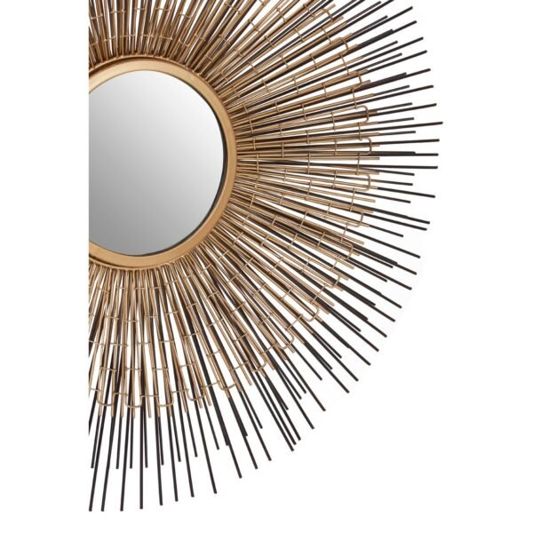 Foxley Nickel / Bronze Finish Wall Mirror - Image 7