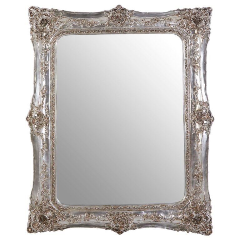 Atherstone Champagne Baroque Style Wall Mirror