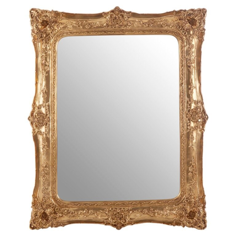 Atherstone Gold Baroque Style Wall Mirror
