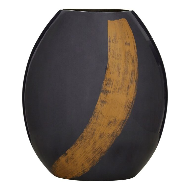 Lima Blue / Gold Large Vase