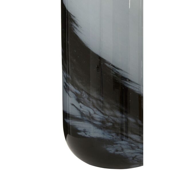 Yarra Large Grey / Black Brushstroke Vase - Image 7