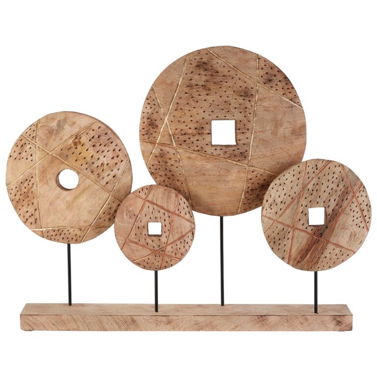 Omenti 4 Disc Wooden Sculpture