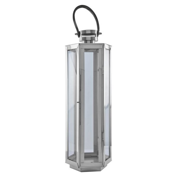 Buckhurst Medium Silver Finish Lantern