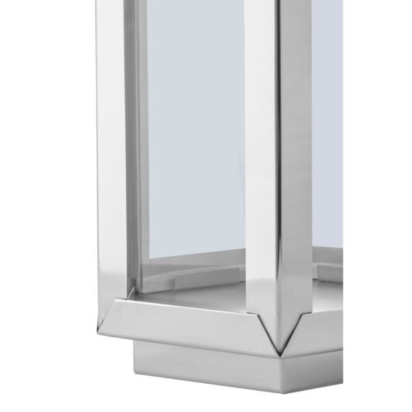 Buckhurst Medium Silver Finish Lantern - Image 3