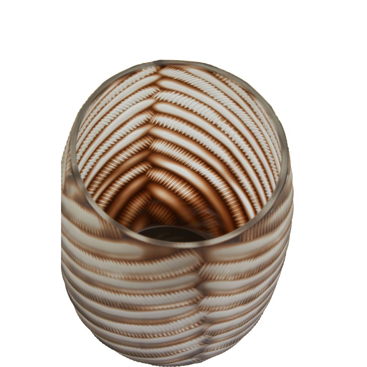 Newbury Large Chevron Cut Vase