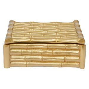 Kew Small Gold Finish Trinket Box