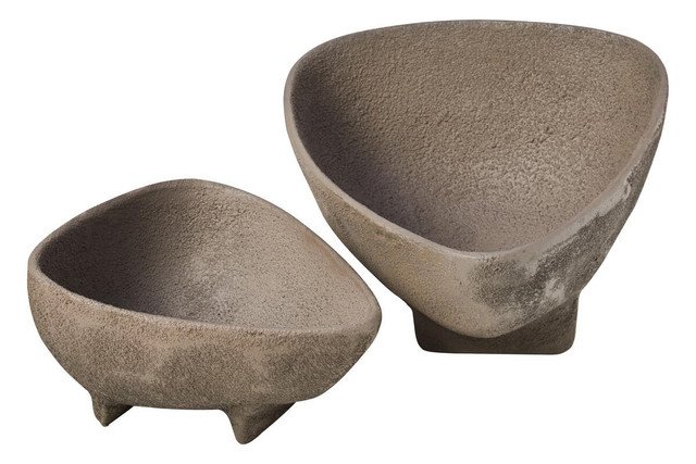 Riva Set of Two Textured Bowls Riva Set of Two Textured Bowls