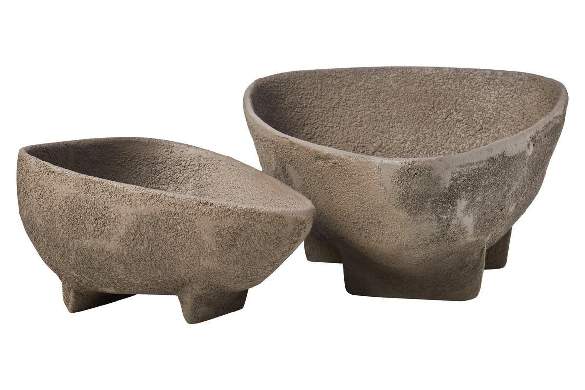 Riva Set of Two Textured Bowls Riva Set of Two Textured Bowls