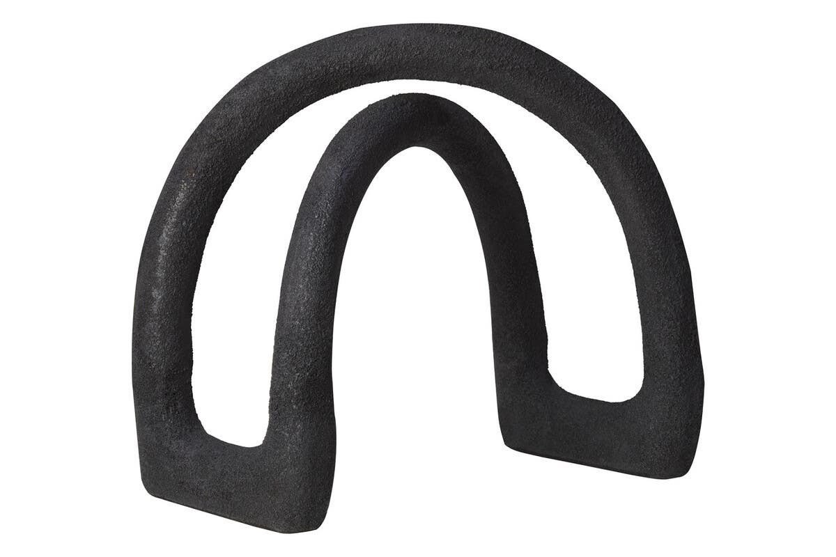 Riva Textured Black Sculpture Riva Textured Black Sculpture