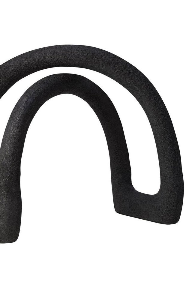 Riva Textured Black Sculpture Riva Textured Black Sculpture