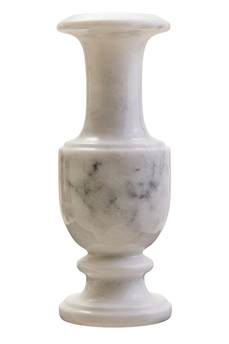 Bucci White Marble Vase Bucci White Marble Vase