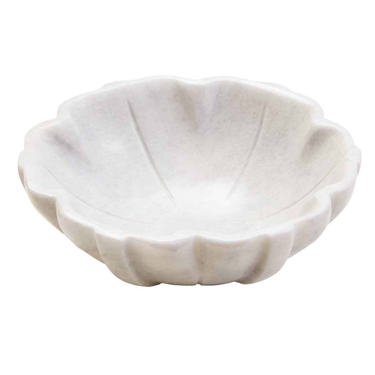 Bucci White Marble Lotus Bowl Bucci White Marble Lotus Bowl