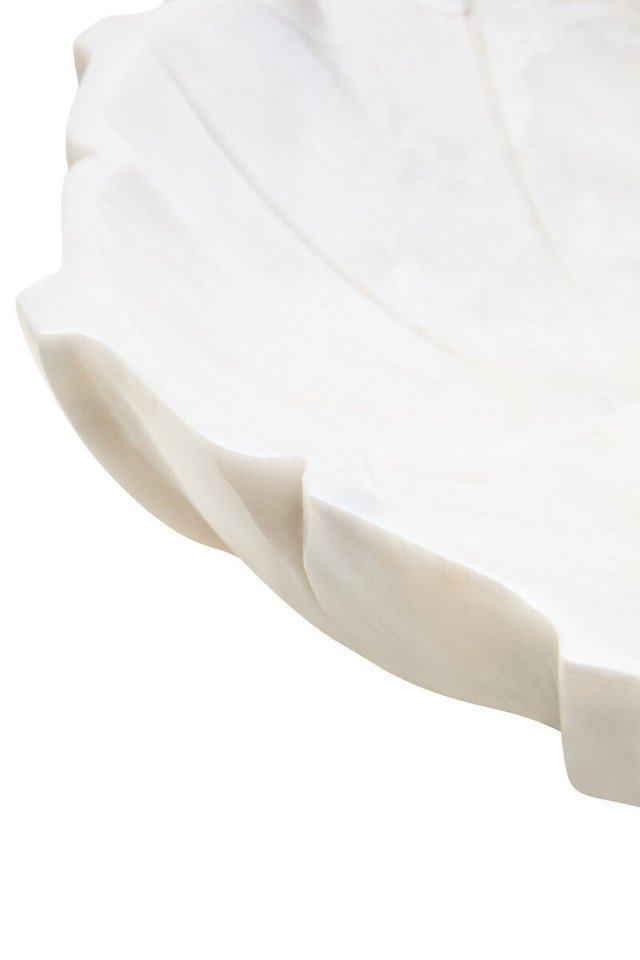 Bucci White Marble Lotus Bowl Bucci White Marble Lotus Bowl