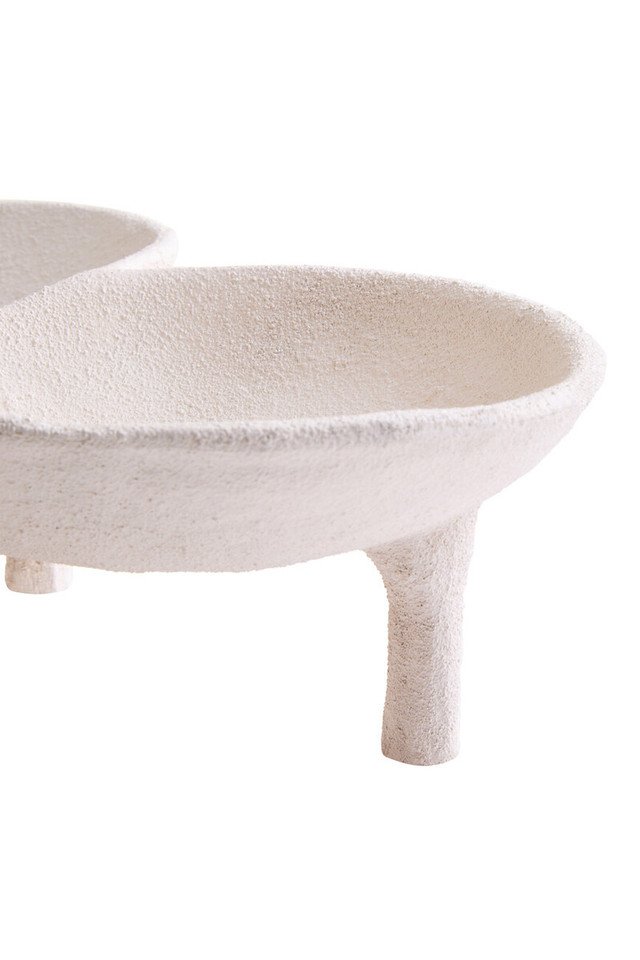 Dune Textured White Abstract Bowl Dune Textured White Abstract Bowl