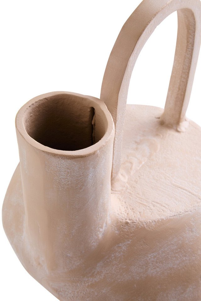 Densee Textured Beige Whitewash Vase Densee Textured Beige Whitewash Vase