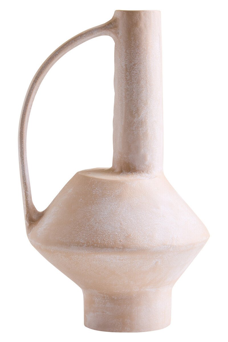 Densee Textured Beige Whitewash Vase Densee Textured Beige Whitewash Vase