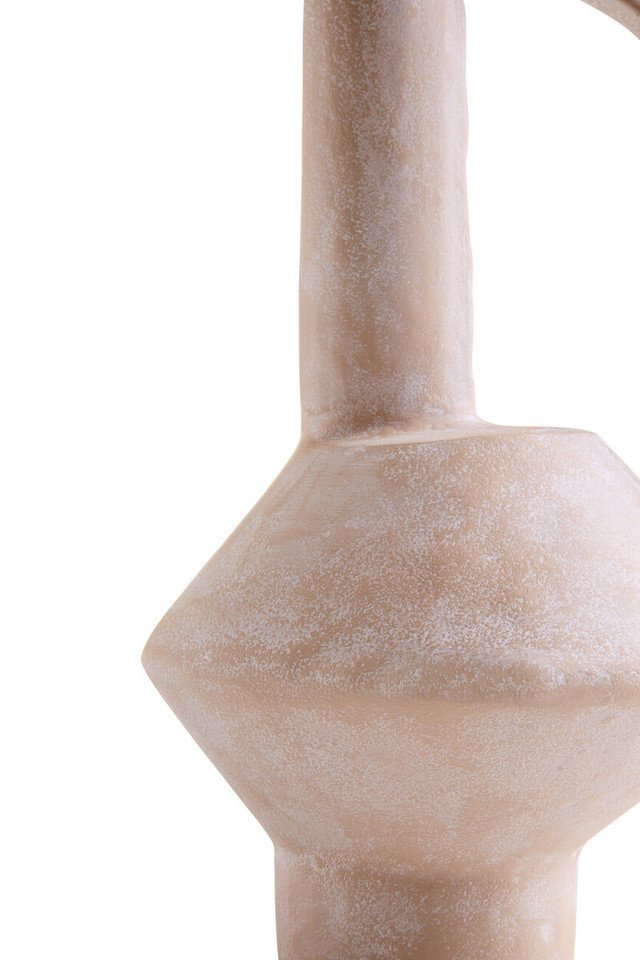 Densee Textured Beige Whitewash Vase Densee Textured Beige Whitewash Vase