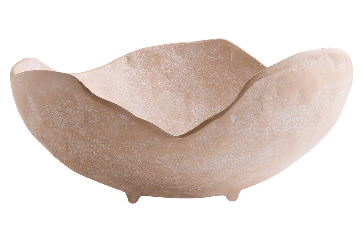 Densee Large Textured Beige Whitewash Bowl Densee Large Textured Beige Whitewash Bowl