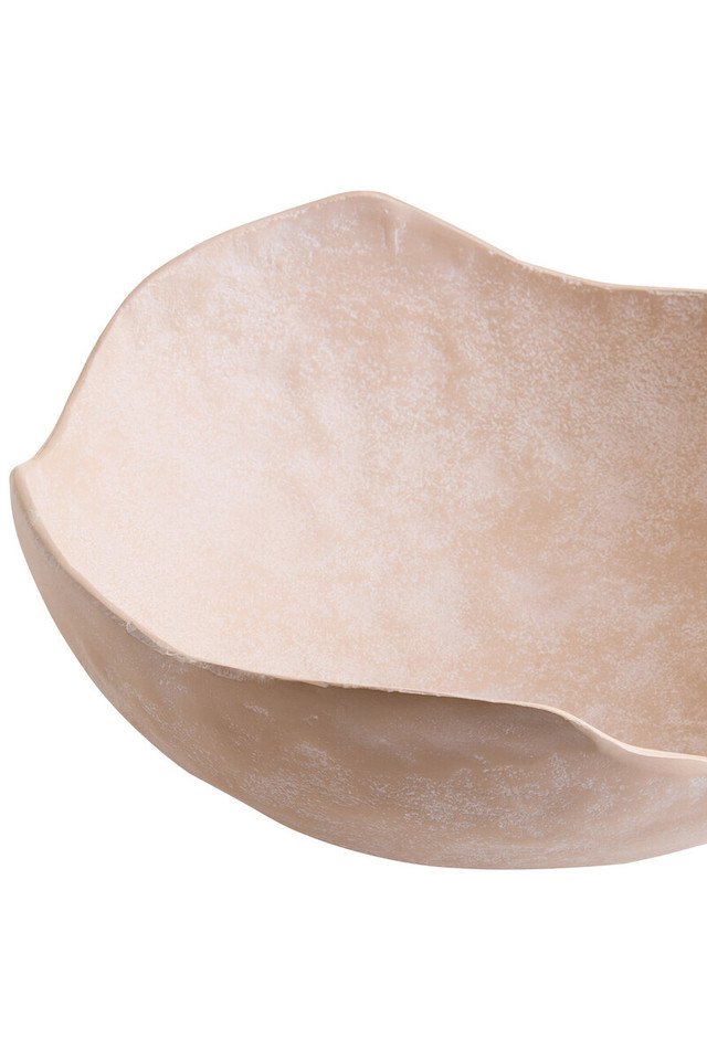 Densee Large Textured Beige Whitewash Bowl Densee Large Textured Beige Whitewash Bowl