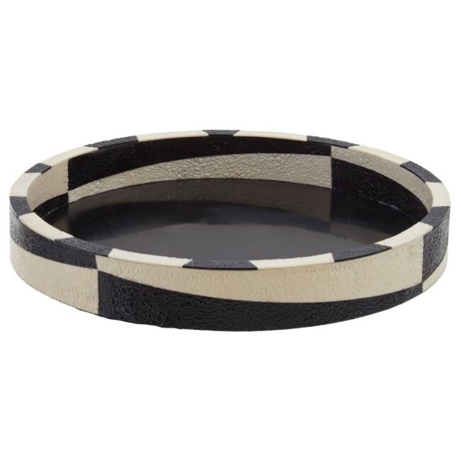 Vira Black And White Tray