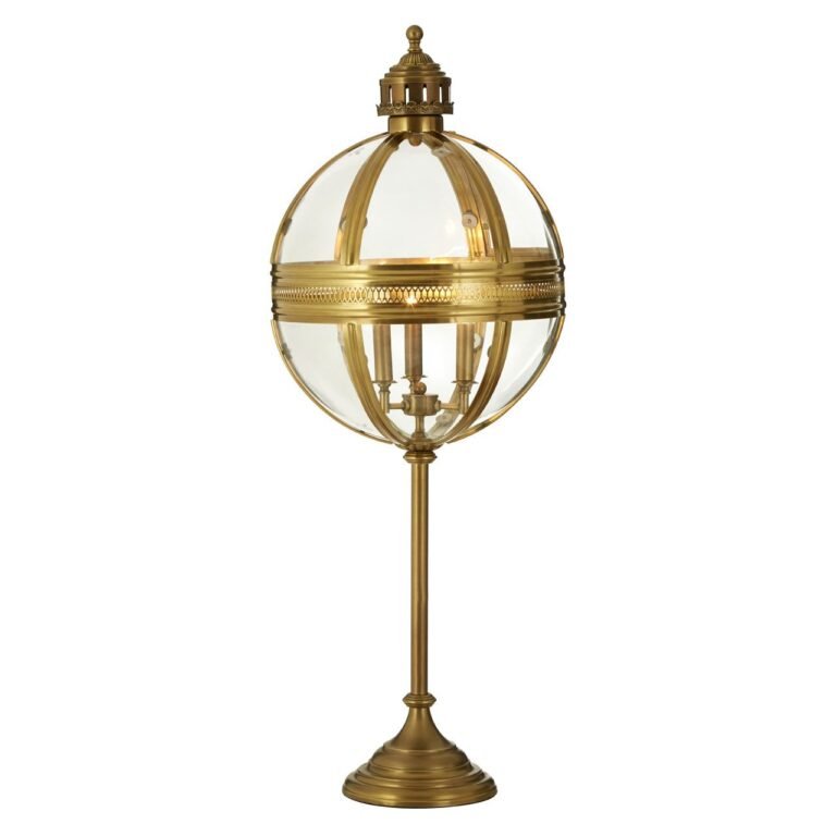 Kie Brass Finish Table Lamp