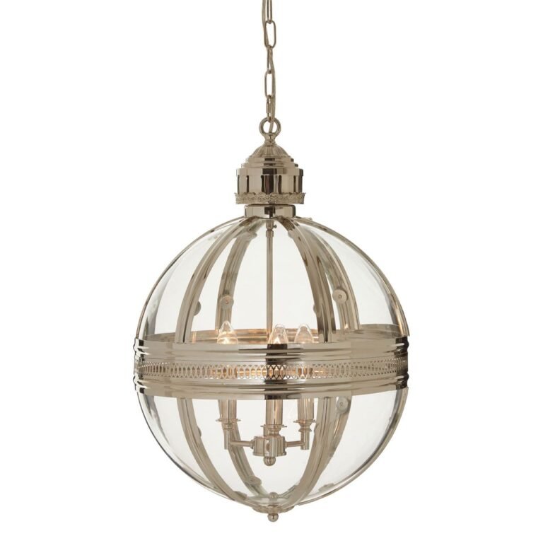 Kie Nickel Finish Pendant Light