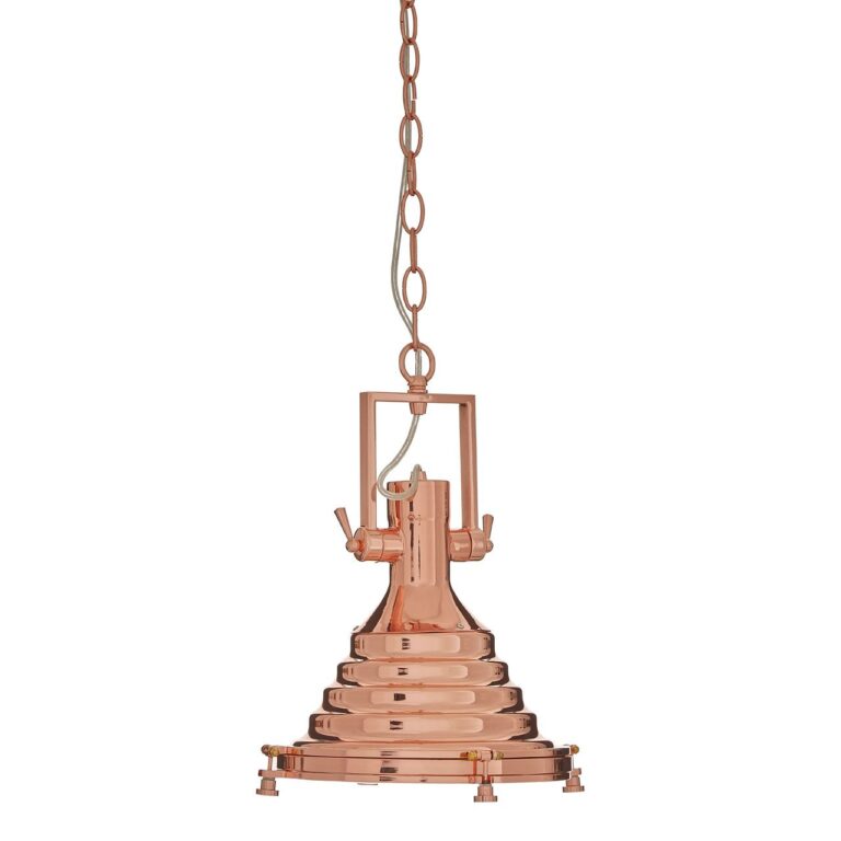 Aldrich Small Copper Pendant Light