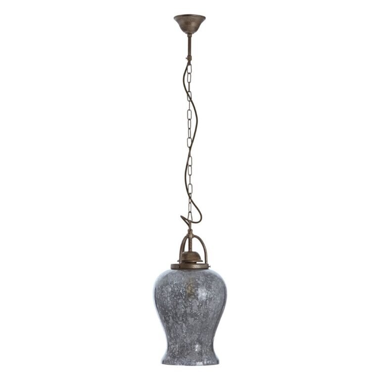 Farina Antique Silver Finish Pendant Light