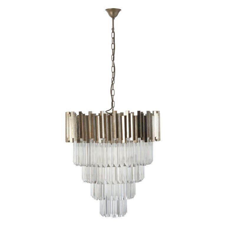 Longleat Large Silver Finish Chandelier