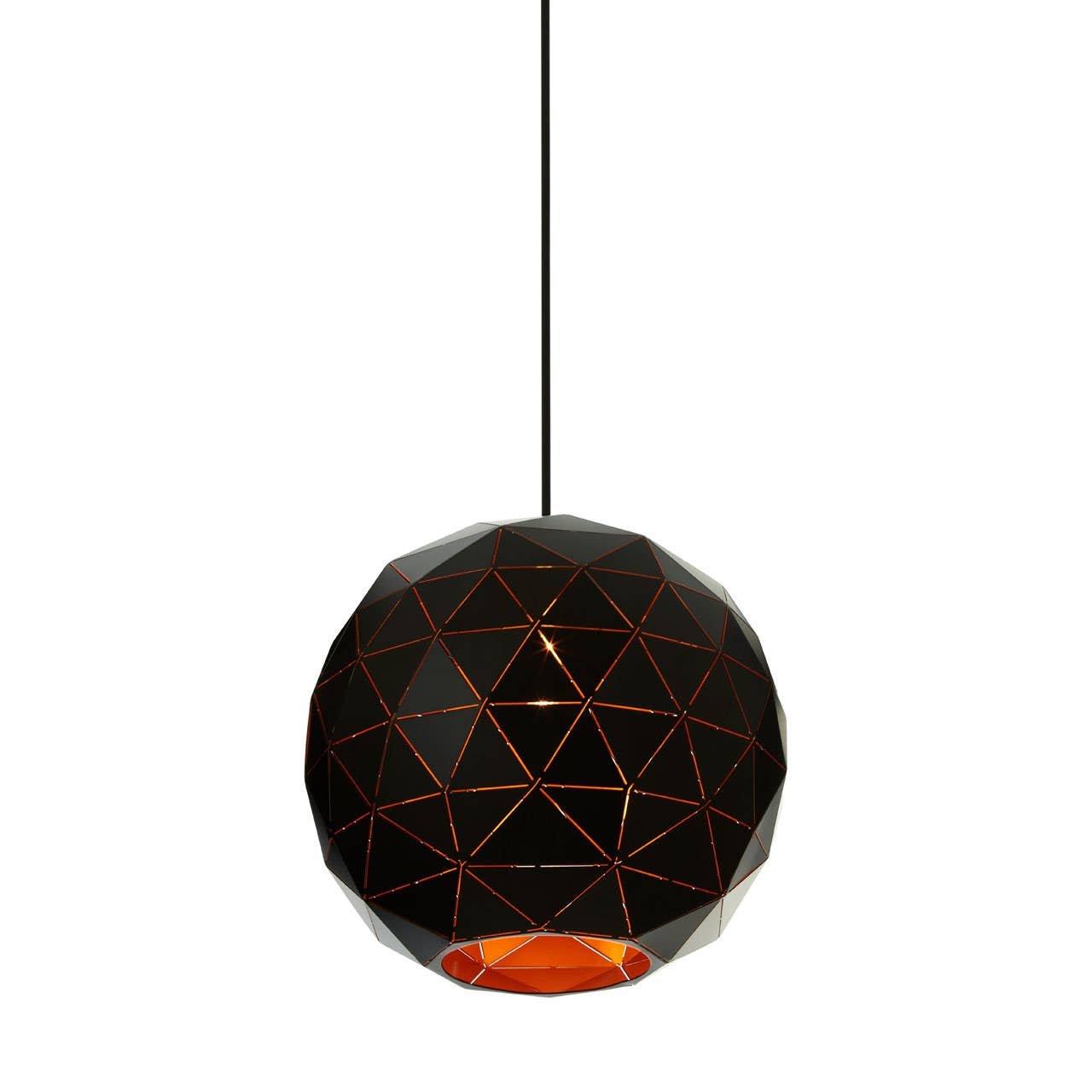 Eynsford Small Black And Copper Pendant Light Eynsford Small Black And Copper Pendant Light