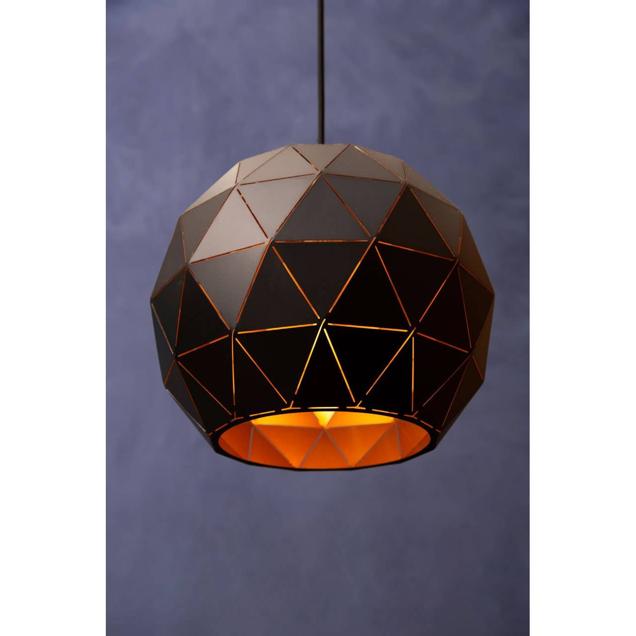 Eynsford Small Black And Copper Pendant Light Eynsford Small Black And Copper Pendant Light
