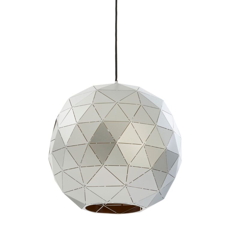 Eynsford Small Silver Finish Pendant Light