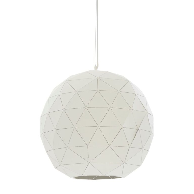 Eynsford Medium White Pendant Light