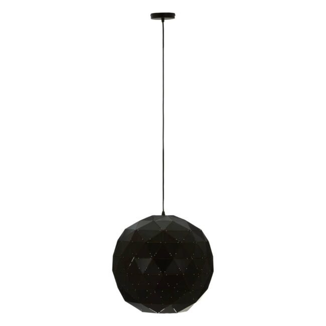 Eynsford Medium Black And Copper Pendant Light
