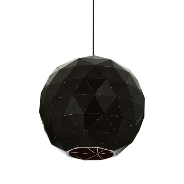 Eynsford Medium Black And Copper Pendant Light - Image 2
