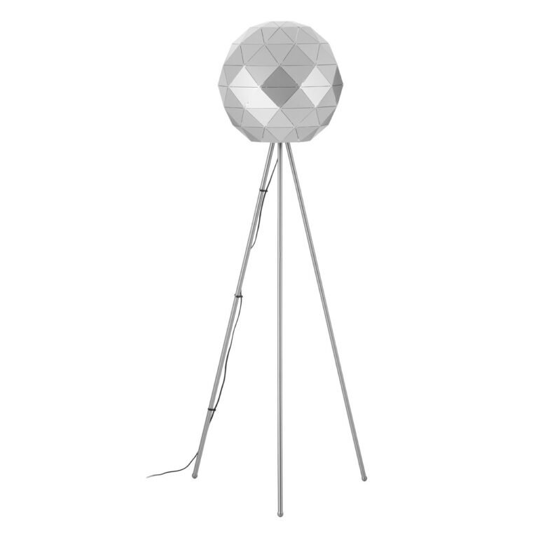 Eynsford Silver Finish Floor Lamp