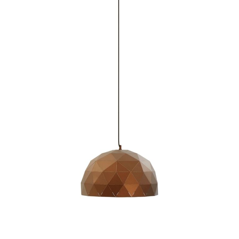 Eynsford Medium Coffee Dome Pendant Light