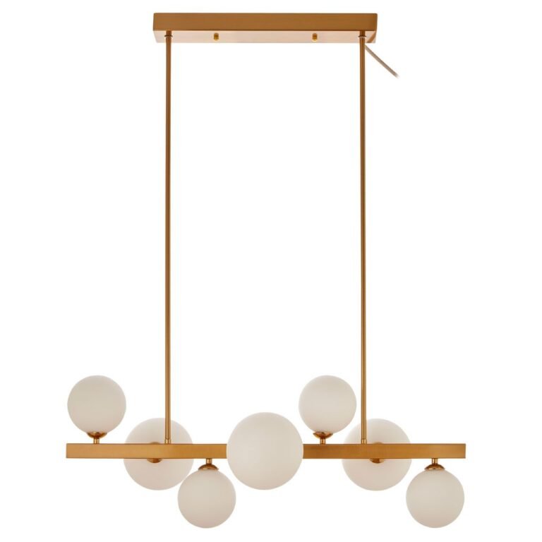 Tabira 7 Bulb Bronze Finish Pendant Lamp